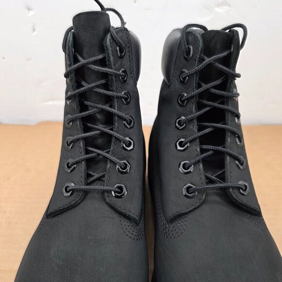 Timberland Men’s 9 M Black Leather Premium 6-Inch Waterproof 400gr Boots 10073 - Picture 8 of 16